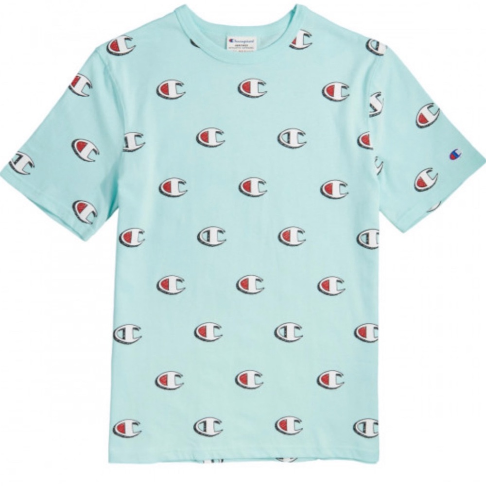 Champion wrap around logo T shirt